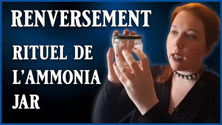 Rituel de renversement : l’ammonia jar