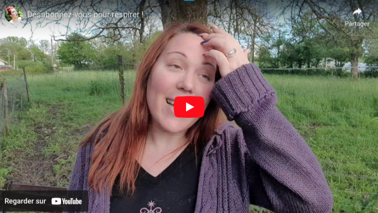 vidéo de ange de gaia parlant des réseaux sociaux