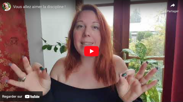 vidéo de ange de gaia traitant de la discipline