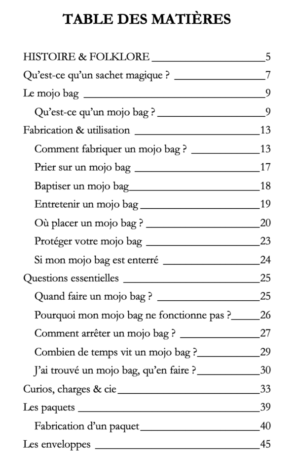 Mojo bags et autres sachets magiques – Image 4
