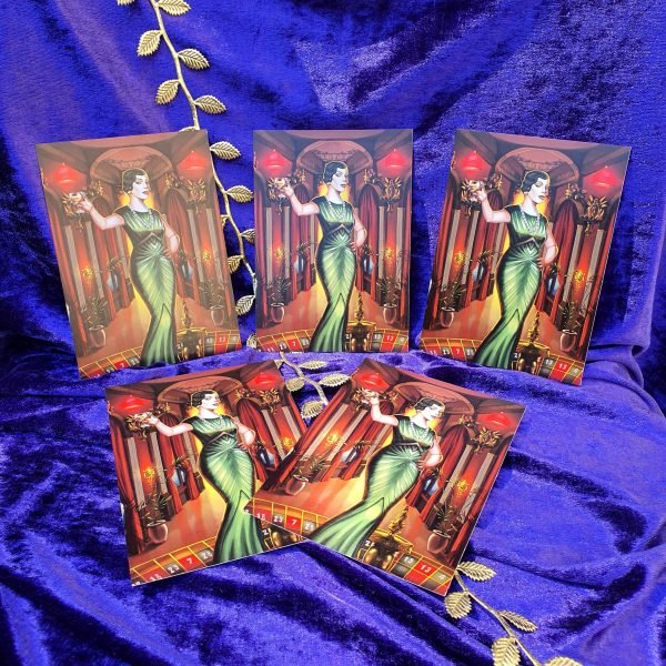 Carte postale Lady Luck