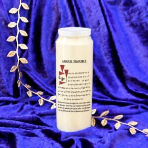 Amour Troublé - Bougie pentacles Abbé Julio