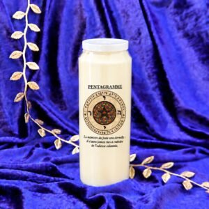 Pentagramme - Bougie pentacles Abbé Julio