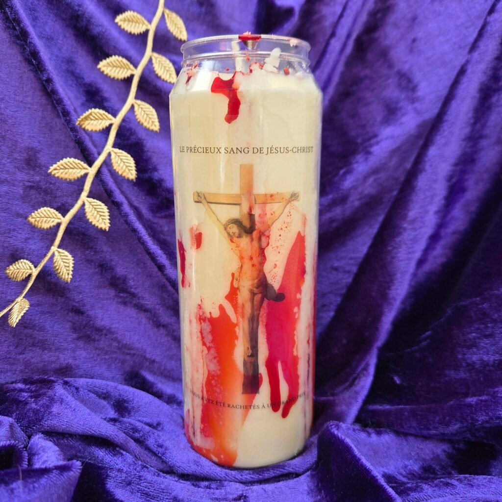 Bougie Précieux Sang de Jésus Christ