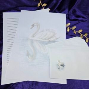Set de papier à lettre - Cygne